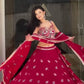 Faux Georgette Embroidered Lehenga Set with Dupatta