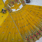 Faux Georgette Embroidered Lehenga Set with Dupatta
