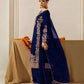 Faux Georgette Embroidered Plazo Suit with Dupatta