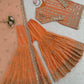 Faux Georgette Embroidered Sharara Set with Dupatta