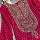 Faux Georgette Embroidered Sharara Suit Set with Dupatta