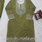 Faux Georgette Embroidered Sharara Suit Set with Dupatta