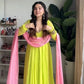 Faux Georgette Embroidered Suit Set with Dupatta – Ready to Wear