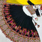 Faux Georgette Original Mirror and Chain-Stitch Embroidered Lehenga Choli Set