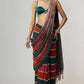 Faux Georgette Real Mirror Embroidered Saree for Festive and Wedding Wear
