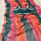 Faux Georgette Real Mirror Embroidered Saree for Festive and Wedding Wear