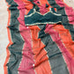 Faux Georgette Real Mirror Embroidered Saree for Festive and Wedding Wear