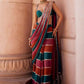 Faux Georgette Real Mirror Embroidered Saree for Festive and Wedding Wear