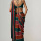 Faux Georgette Real Mirror Embroidered Saree for Festive and Wedding Wear