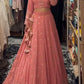 Faux Georgette Sequin Embroidered Lehenga Set with Dupatta