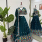 Faux Georgette Thread and Sequin Embroidered Lehenga Set