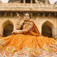 Faux Georgette Thread and Sequin Embroidered Lehenga Set