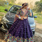 Faux Georgette Thread and Sequin Embroidered Lehenga Set