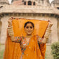 Faux Georgette Thread and Sequin Embroidered Lehenga Set