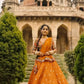 Faux Georgette Thread and Sequin Embroidered Lehenga Set