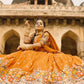 Faux Georgette Thread and Sequin Embroidered Lehenga Set