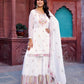 Faux Georgette Thread and Sequin Embroidered Sharara Suit