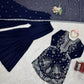 Faux Georgette Thread and Sequin Embroidered Sharara Suit