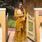 Faux Georgette Thread and Sequin Embroidered Sharara Suit
