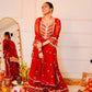 Faux Georgette Thread and Sequin Embroidered Sharara Suit