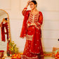 Faux Georgette Thread and Sequin Embroidered Sharara Suit