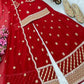 Faux Georgette Thread and Sequin Embroidered Sharara Suit
