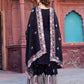Faux Georgette Thread and Sequin Embroidered Sharara Suit