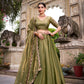 Fendi Sequins and Thread Embroidered Lehenga Set