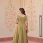 Fendy Beads Embroidered Long Gown – Elegant Party Wear Anarkali Style