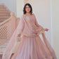 Fendy Chiffon Embroidered Kali Gown with Dupatta – Designer Party & Wedding Wear