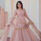 Fendy Chiffon Embroidered Kali Gown with Dupatta – Designer Party & Wedding Wear