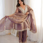 Fendy Fabric Mirror Work Kurti Pant Set with Dupatta