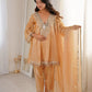 Fendy Fabric Mirror Work Kurti Pant Set with Dupatta