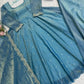 Fendy Silk Anarkali Plazzo Set