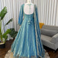 Fendy Silk Anarkali Plazzo Set