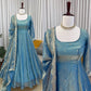 Fendy Silk Anarkali Plazzo Set