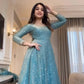 Fendy Silk Anarkali Plazzo Set