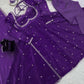 Fendy Silk Embroidered Anarkali Set with Dupatta