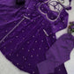 Fendy Silk Embroidered Anarkali Set with Dupatta