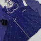 Fendy Silk Embroidered Anarkali Set with Dupatta
