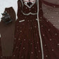 Fendy Silk Embroidered Anarkali Set with Dupatta