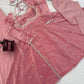 Fendy Silk Embroidered Anarkali Suit Set