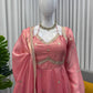 Fendy Silk Embroidered Anarkali Suit Set
