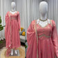 Fendy Silk Embroidered Anarkali Suit Set