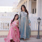 Fendy Silk Embroidered Anarkali Suit Set