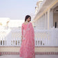 Fendy Silk Embroidered Anarkali Suit Set