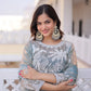 Fendy Silk Embroidered Anarkali Suit Set