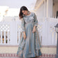 Fendy Silk Embroidered Anarkali Suit Set