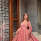 Fendy Silk Embroidered Anarkali Suit Set