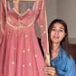 Fendy Silk Embroidered Anarkali Suit Set